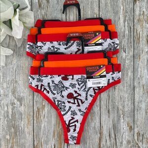 Stranger Things Halloween Thong Panties Underwear 2, 3-Packs Size M